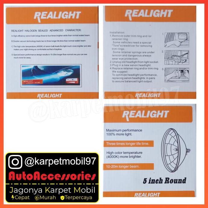 Promo Lampu Depan Sealed Beam PS Headlamp PS100 Umplung 4402 Diskon