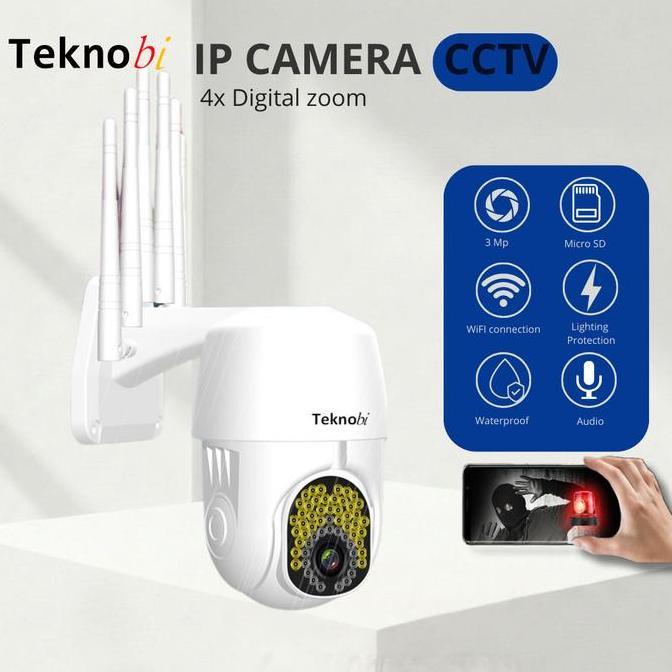 Handx- Teknobi Kamera Cctv Ip Camera Wifi Ptz Auto Tracking Mengikuti Gerakan Cloud