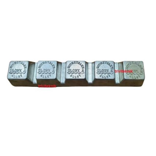 daymousee - tin bar babet timah batangan,babbit witmetalen alloy ingot metal glory