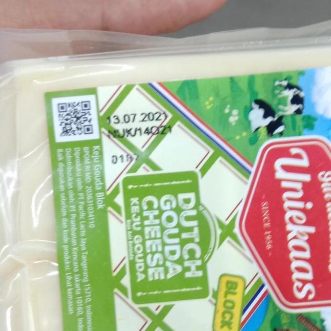 Uniekaas Dutch Gouda Cheese/Keju Gouda 200 Gr/Keju Block