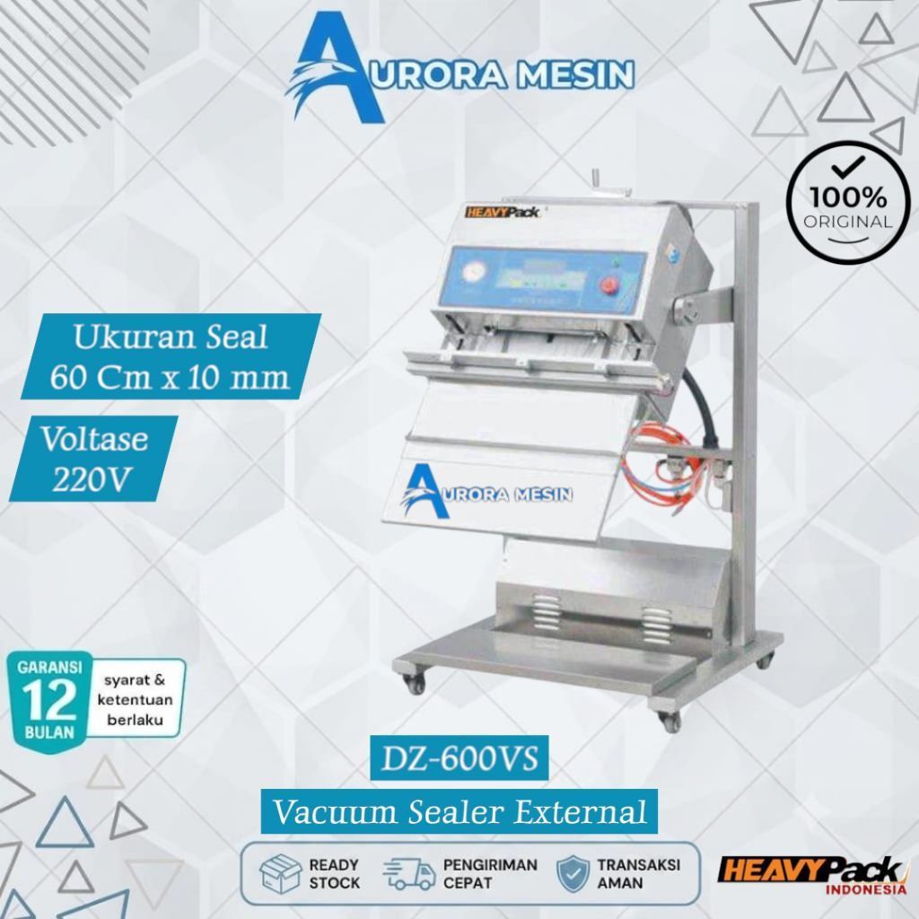 heavypack DZ-600VS Mesin Pengemas Vakum Eksternal
