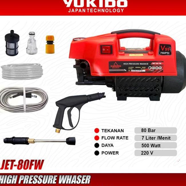 Yukido Mesin Cuci Motor Mobil Steam Hh Pressure Washer Cleanner Yukido Jet80Fw Car