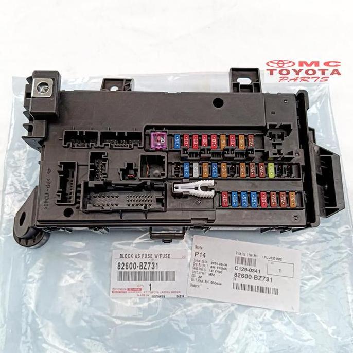 <<<<<] Box Sekring Grand New Avanza Veloz Great Xenia Kode L Original 82600-BZ731 Fuse Box Sekring S