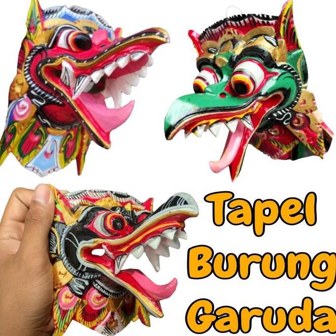 ;&;&;&;&] TOPENG GARUDA/GARUDA KAYU/PATUNG GARUDA/PATUNG KEPALA BURUNG GARUDA