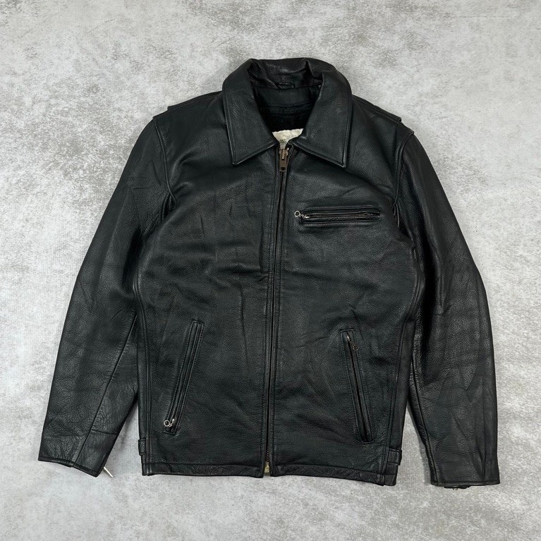 classic caferacer leather jacket