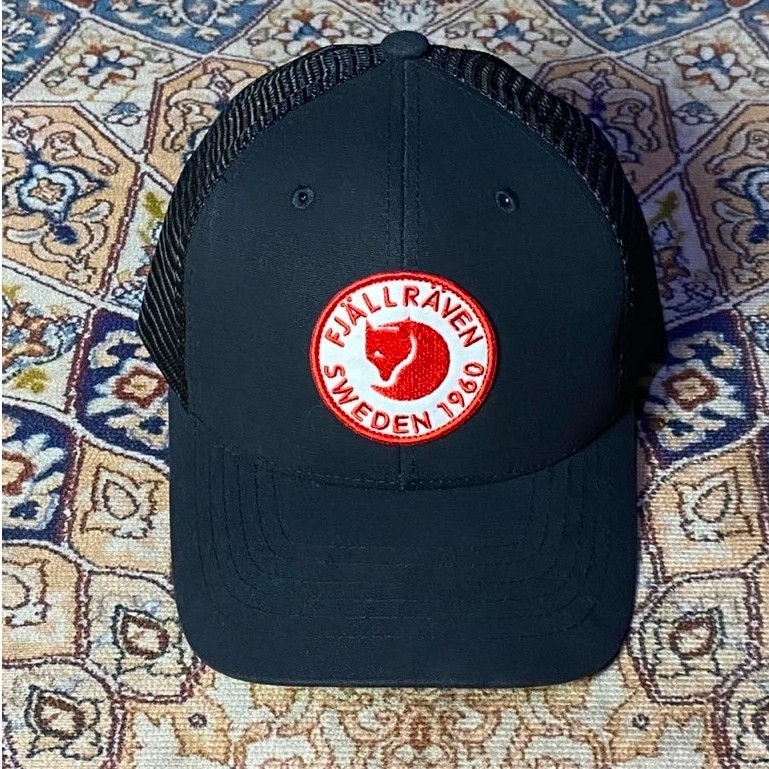 Topi Caps Fjallraven 1960 Logo Hat Cap Mens M/L Blackl Preloved