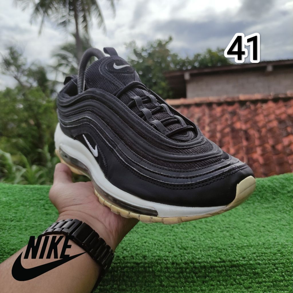 NIKE AIRMAX 97 BLACK WHITE