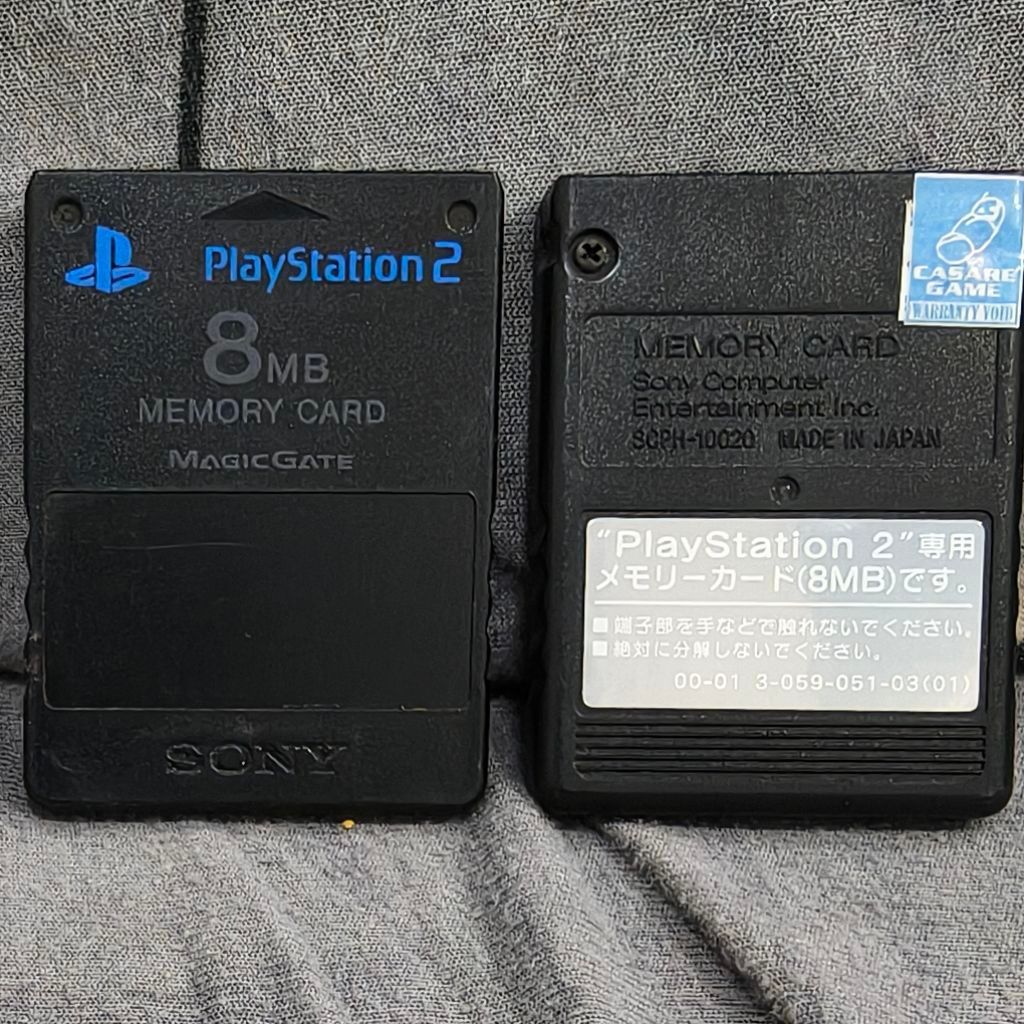 Memory Card PS2 8mb Original Cabutan Japan