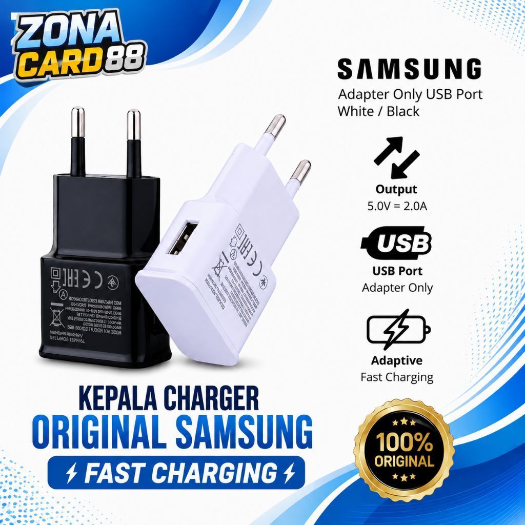 Kepala Fast Charger Samsung / Kepala Charger Samsung Ori
