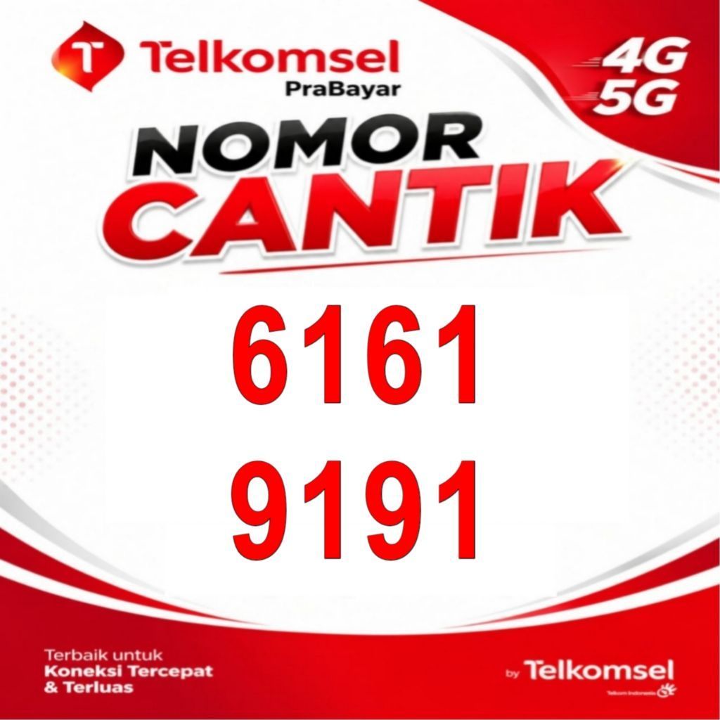 NOMOR CANTIK SIMPATI 4G LTE TAHUN EKOR ABAB 6161 9191