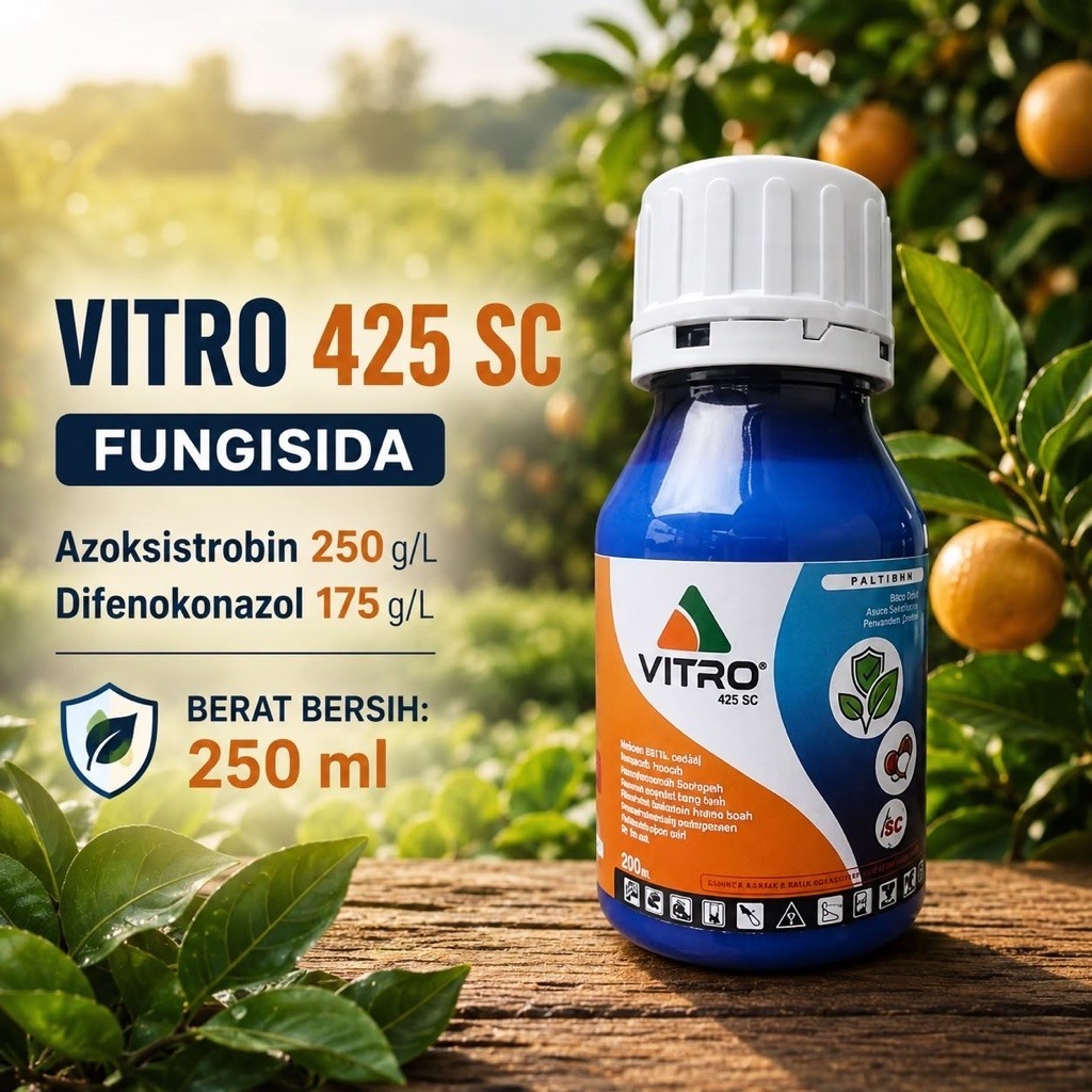 VITRO 425 SC 250ml – Fungisida Azoksistrobin 250 g/L + Difenokonazol 175 g/L