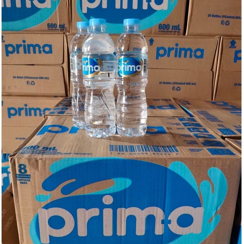 Prima Air Mineral 600 Ml, 1 Dus 24 Botol