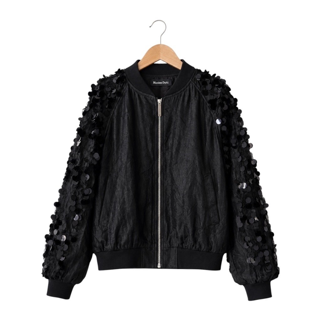 (M) Bomber Jacket Party Massimo Dutti New