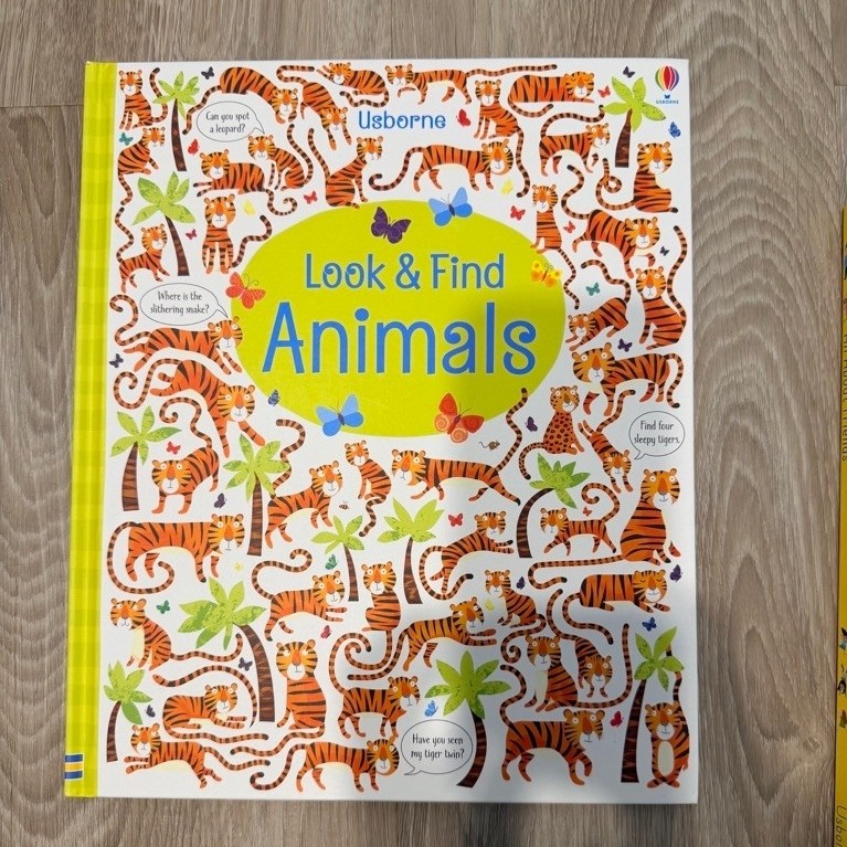 Preloved Usborne Look and Find Animals Children’s Book Hardcover