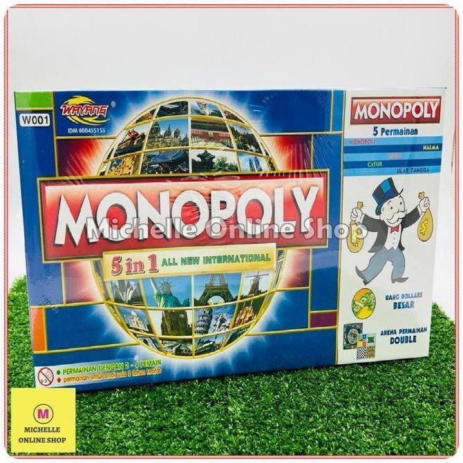 Mainan Game Ular Tangga Ludo Catur