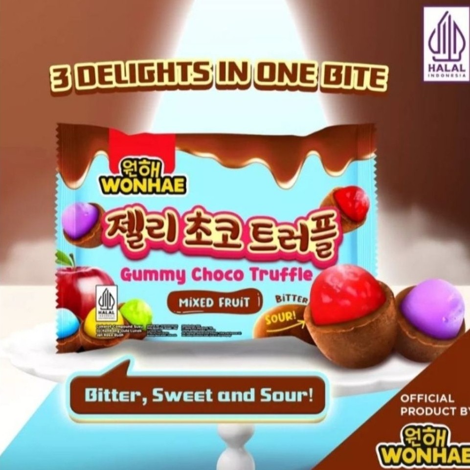 Wonhae Gummy Choco Truffle Mixed 35g
