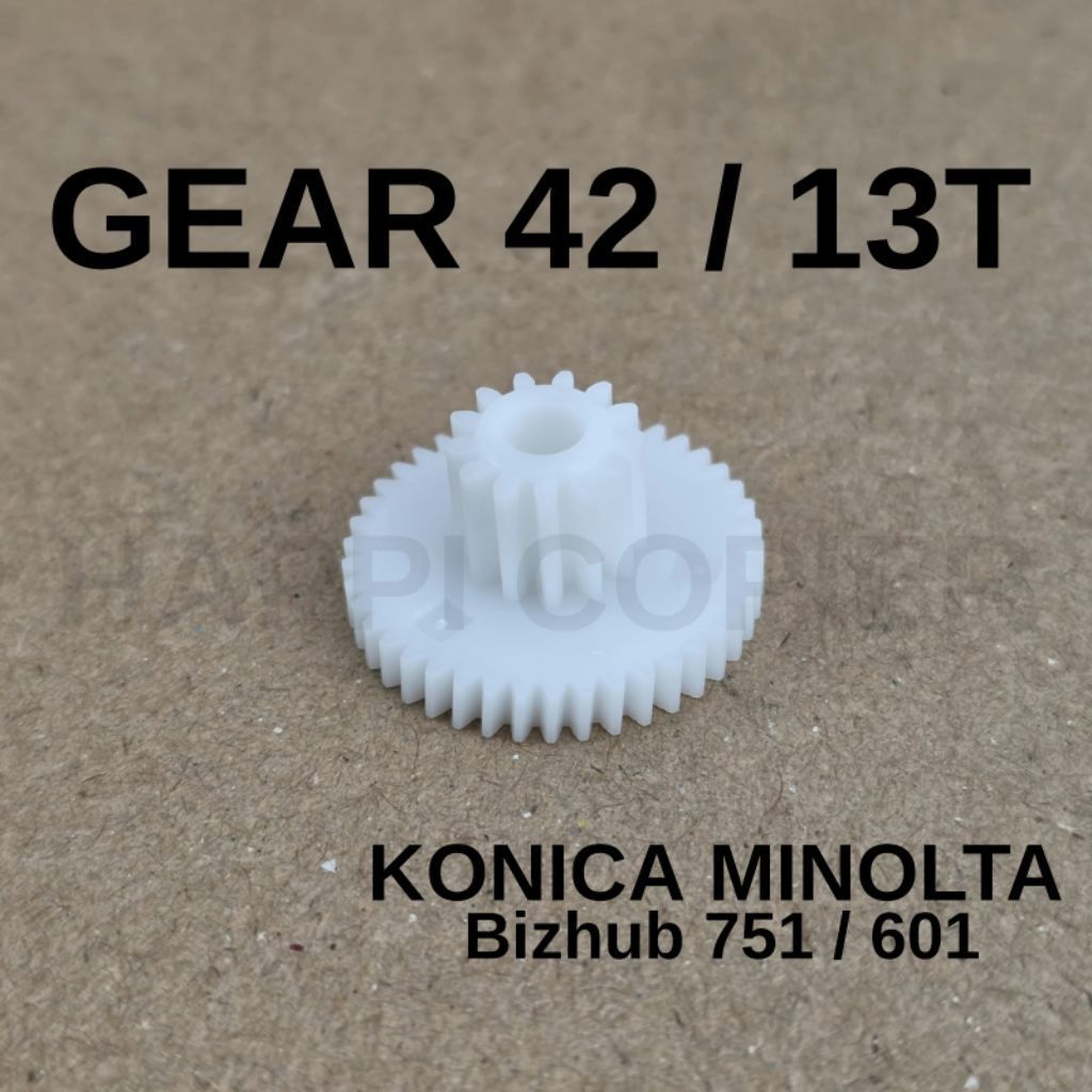 Gear 42/ 13 T konica minolta bizhub 751 bizhub 601 mesin fotocopy bz751 bz601 396077240