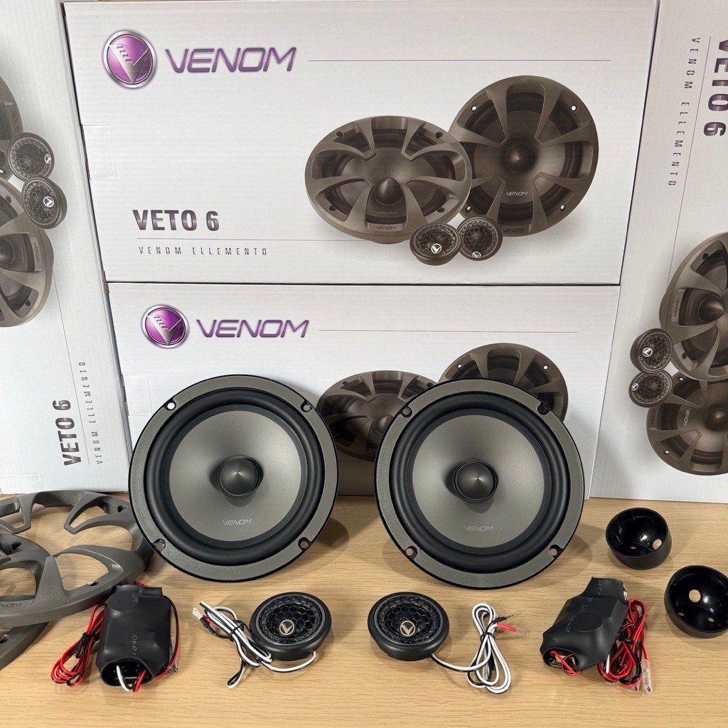 SPLIT VENOM VETO 6 INCH VENOM ELLEMENTO VETO 6 ORIGINAL SPEAKER VENOM AUDIO MOBIL