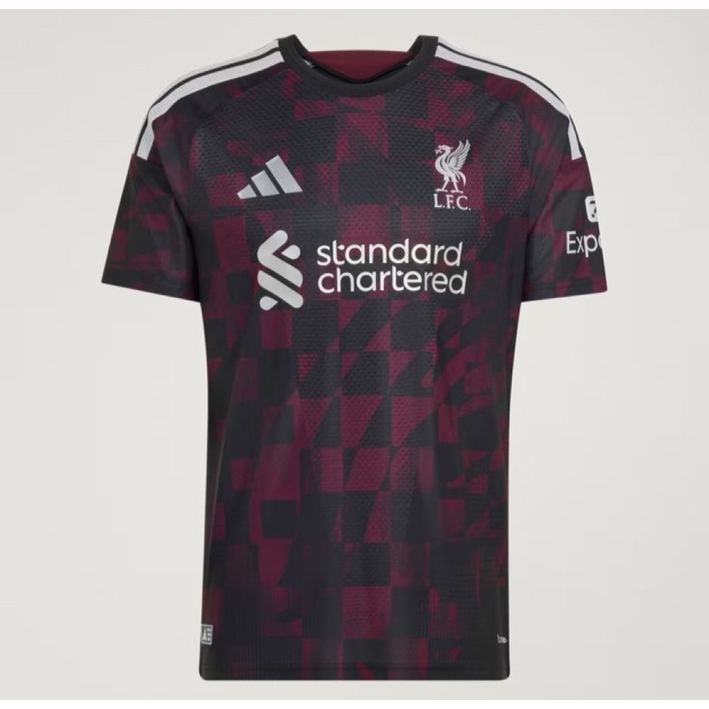 adidas Liverpool FC 26/27 Third Jersey Authentic Black BNWT Original Resmi KA6858