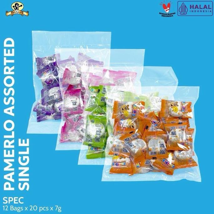 Pusan Pamerlo Single 140Gr Isi 20Pcs Candy