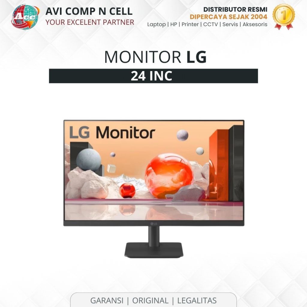 LG 24" IPS FHD Monitor 24MS500-B 100Hz / Monitor LG 24 Inch