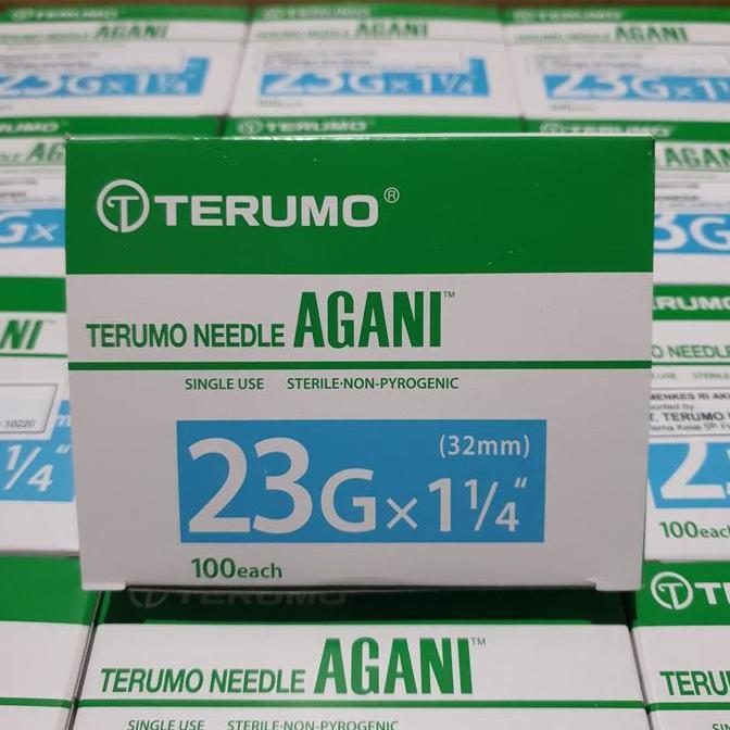 Medico- Needle Terumo 23 G Agani/ Terumo Needle 23 Agani / Jarum Terumo 23G