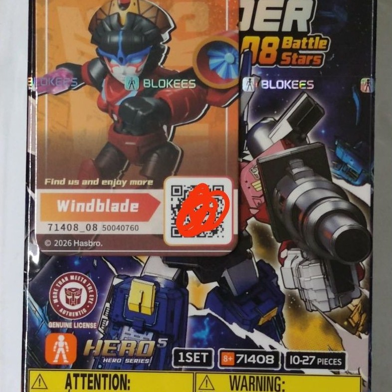 Bloks Blokis Windblade Transformers Defender 8