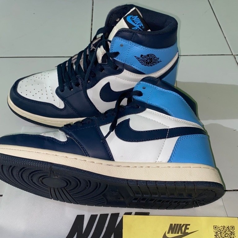 air jordan 1 high obsidian biru