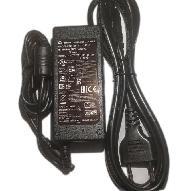 Adaptor 12v 3a Hoioto Adaptor Original Fingerprint Solution 12V 3A