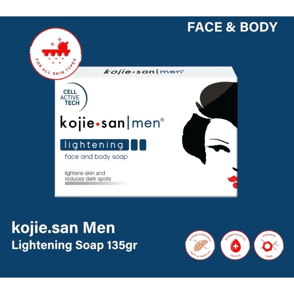 Sabun Pencerah Kojie San Kojic Acid 135gr - Mencerahkan, Meratakan Warna, Melembabkan