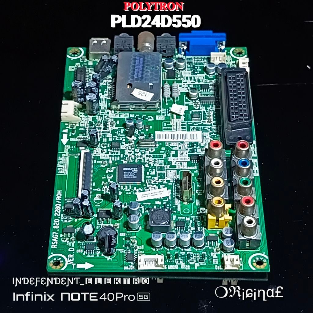 Mainboard polytron PLD24D550 PLD 24D550   mainboard tv polytron pld24d550