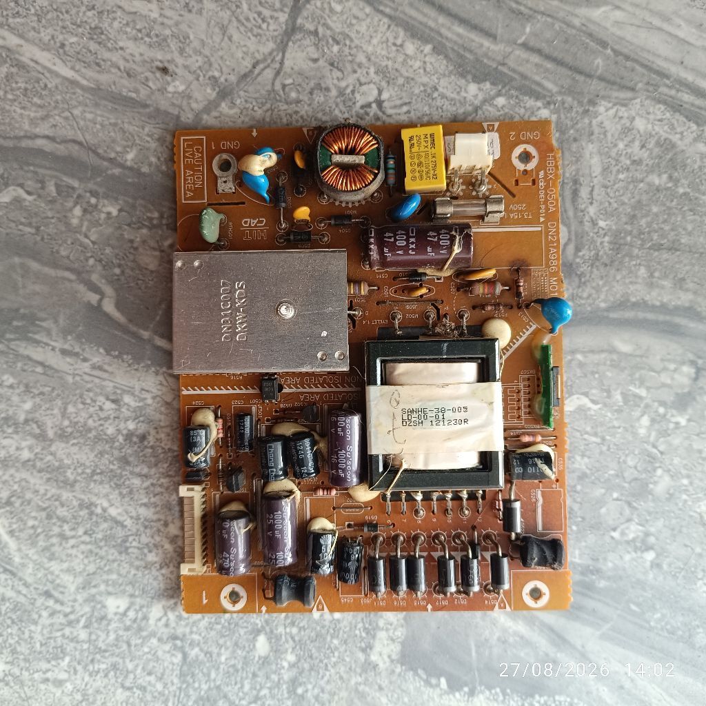 Psu power suplay regulator ac matic cabutan led tv POLYTRON PLD 24D301P PLD23D301P PLD 24D301 PLD24D