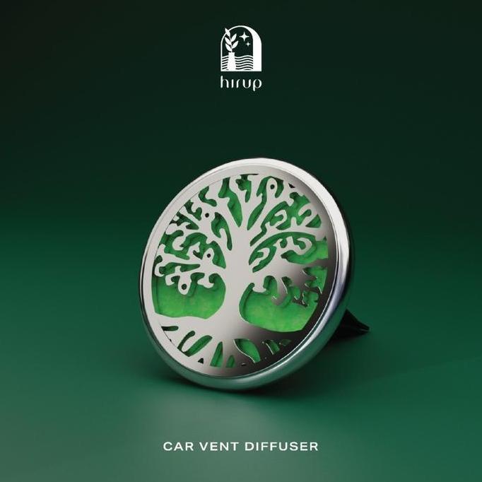 Paket Diffuser Car Vent  HIRUP - AC Car Clip dan Essensial Oil HIRUP MTL