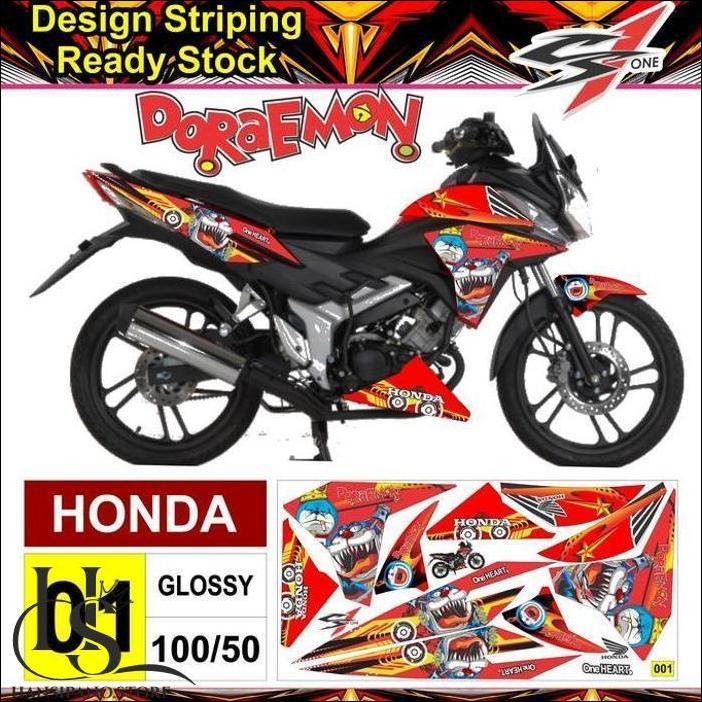 STRIPING HONDA CS1 / DECAL HONDA CS1 / VARIASI CS1 MOTOR MOTORCYCLE DISKON