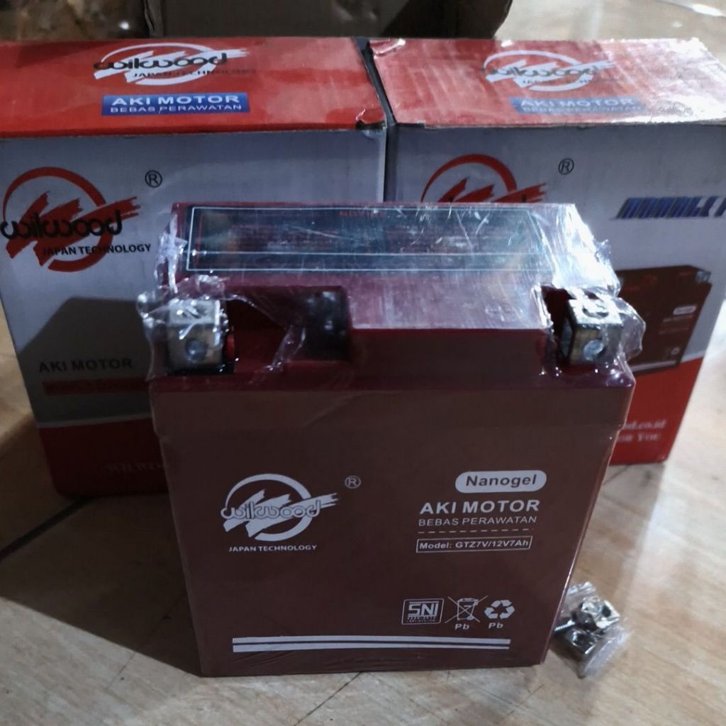 Aki Motor NMAX GTZ7V 12V Aki Kering