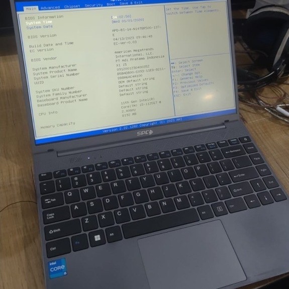 laptop spc x1 core i5 gen 11