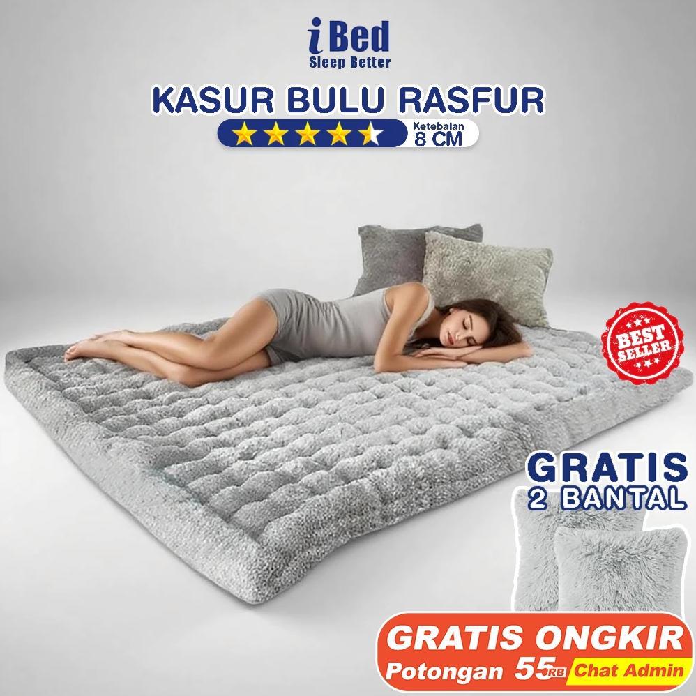 Kasur Lantai Matras Gender Bulu Rasfur 130 x 140 x 180 x 200 cm
