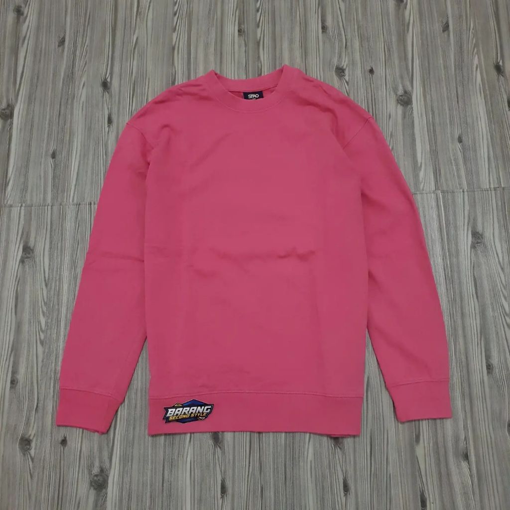 crewneck Sweater Spao Basic Polos Wanita