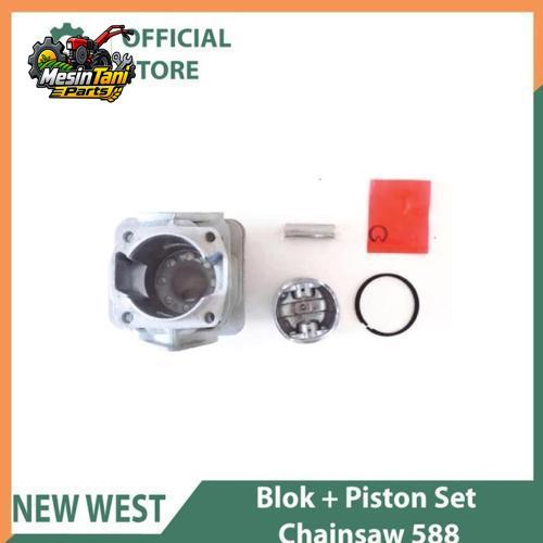 Blok + Piston Set Chainsaw 588 New West