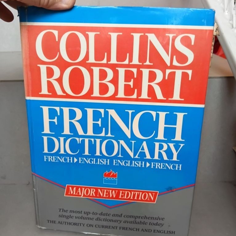 buku langka kamus perancis indonesia collins robert