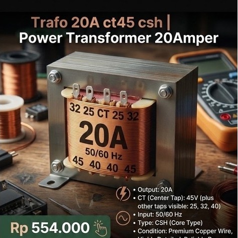 Trafo 20A ct45 csh trafo 20amper