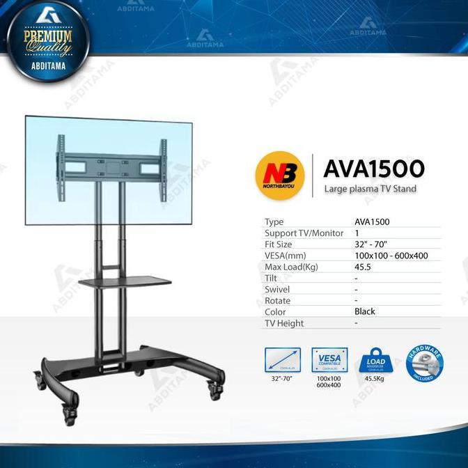 Bracket Tv Monitor Led Lcd North Bayou Nb Ava1500 Nb Ava1500 32"-70"