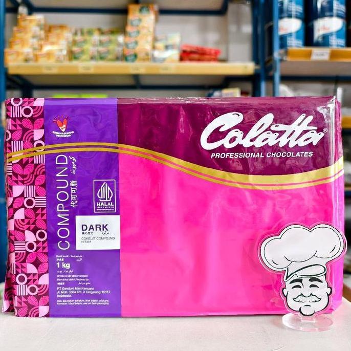 Colatta Dark Compound 1Kg / Coklat Colatta / Dark Coklat Colatta 1Kg