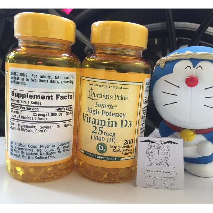 puritans pride vitamin d3 1000 iu isi 200