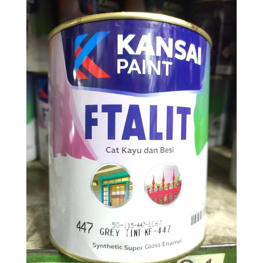 Cat Besi Kayu Warna Abu-Abu Muda Kansai Ftalit Kf-447 Grey Tint