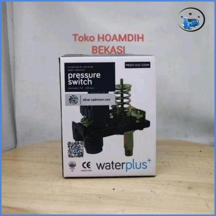 Waterplus+ Otomatis Water Plus Fm 5 Pressure Switch Pm-5 Untuk Pompa Air Jet Pump Kompatibel Dab 255