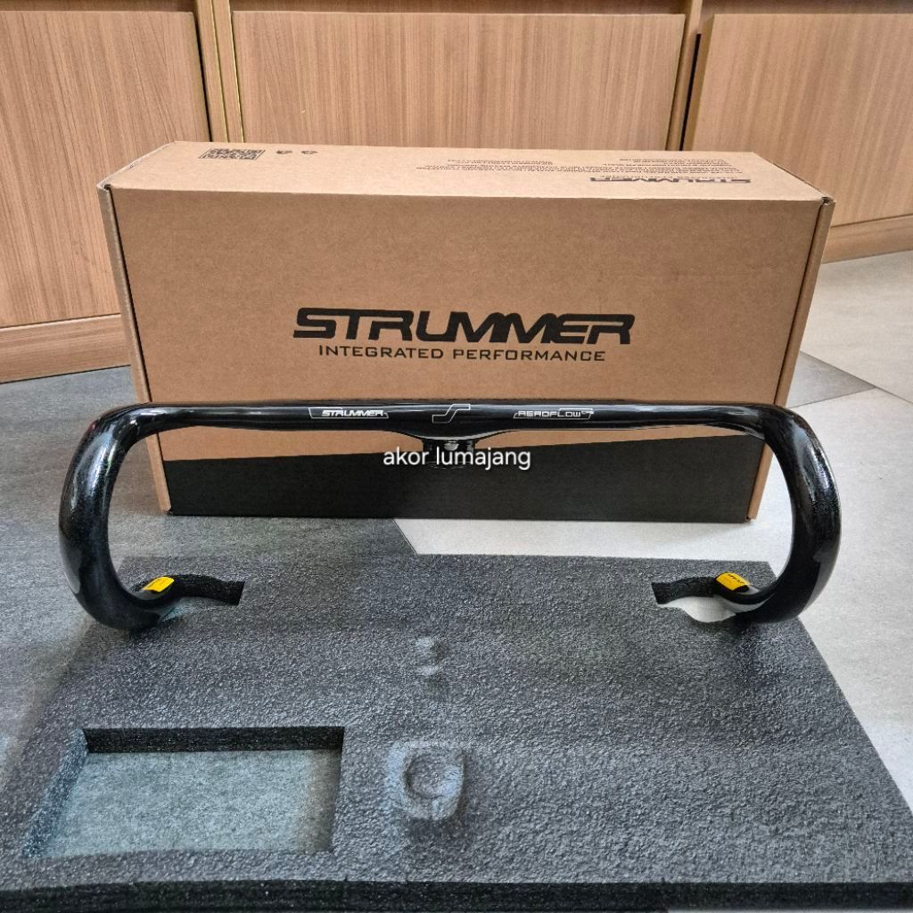 dropbar strummer aeroflow CF5 380 x 100 carbon integrated internal cable