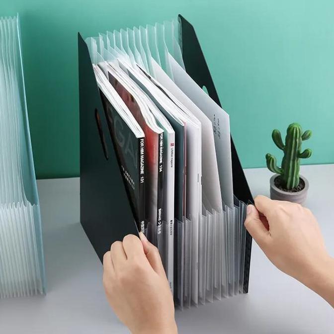 Documento- Standing File A4 / File Folder Document Bag / Tas Dokumen File File Filling Folder 13 Sek