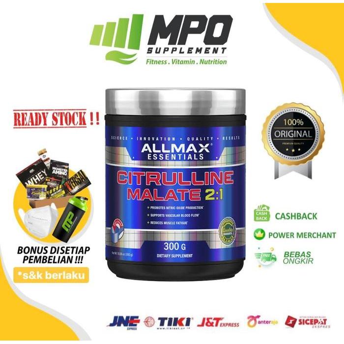 Allmax Citrulline Malate Preworkout Penambah Energi Energy Booster