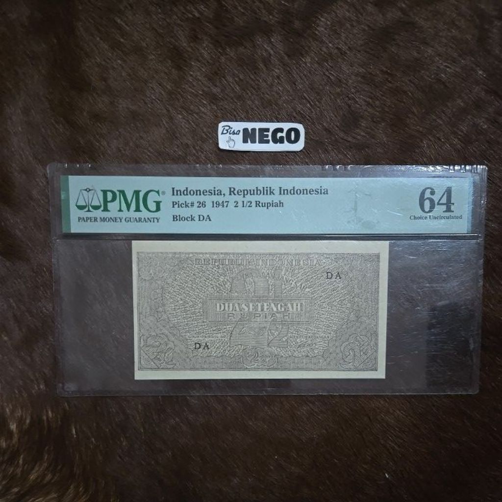 Oeang Koe Now PMG 2,5 Rupiah ORI Tahun 1947